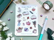 Cozy Time Waterproof Sticker Sheet