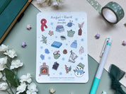 Snow Day Waterproof Sticker Sheet