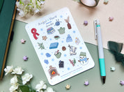 Snow Day Waterproof Sticker Sheet