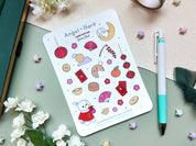 Lunar Festival Waterproof Sticker Sheet