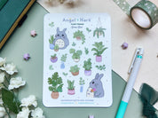 Plant Friends Waterproof Sticker Sheet