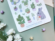 Plant Friends Waterproof Sticker Sheet