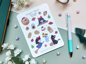 Bakery Delivery Waterproof Sticker Sheet