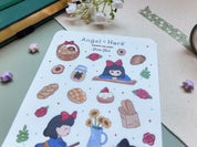 Bakery Delivery Waterproof Sticker Sheet