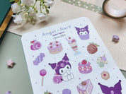 Sweet Treats Waterproof Sticker Sheet