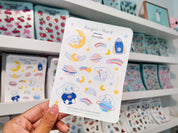 Space Roll Waterproof Sticker Sheet