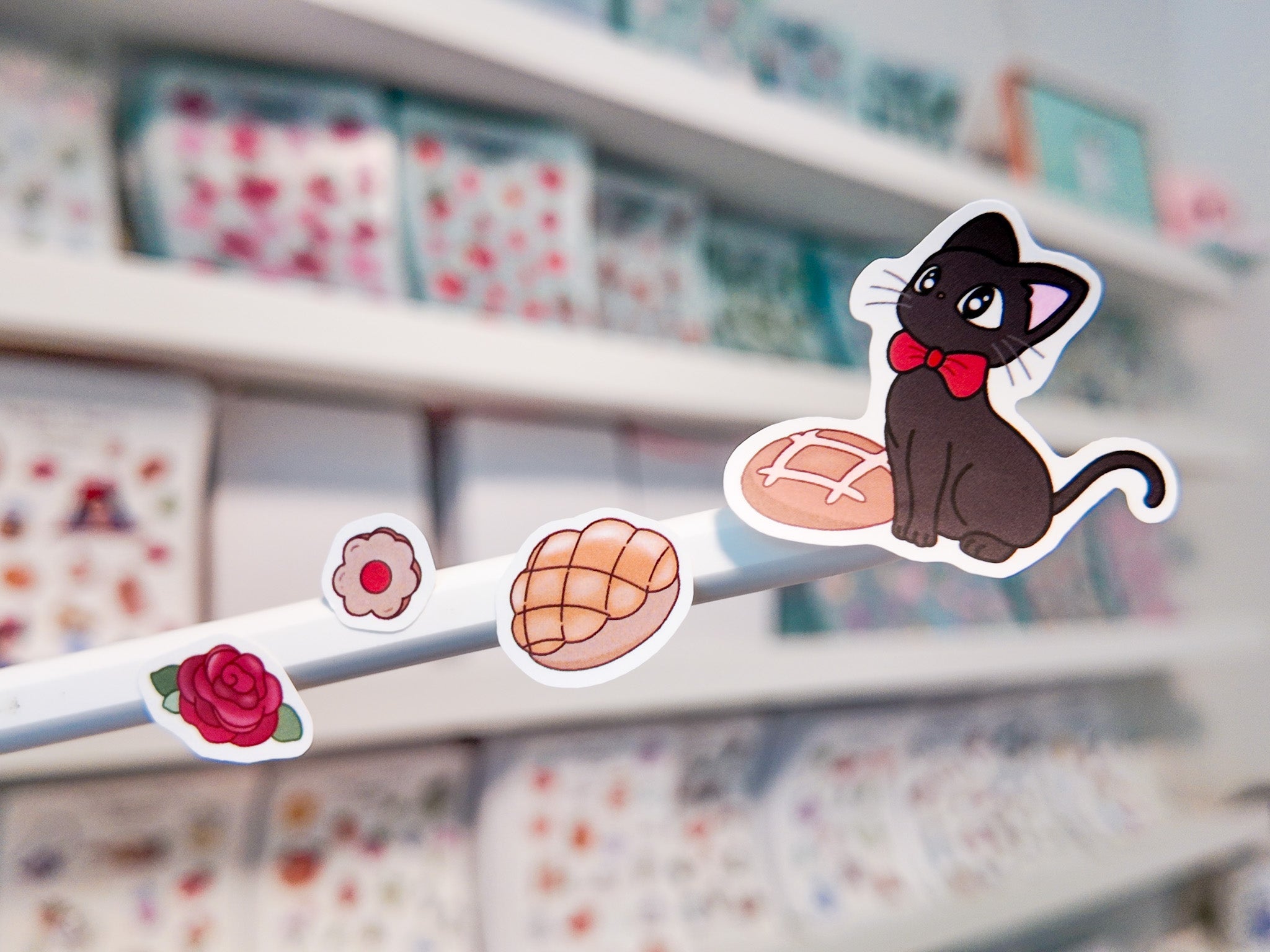 Bakery Delivery Waterproof Sticker Sheet