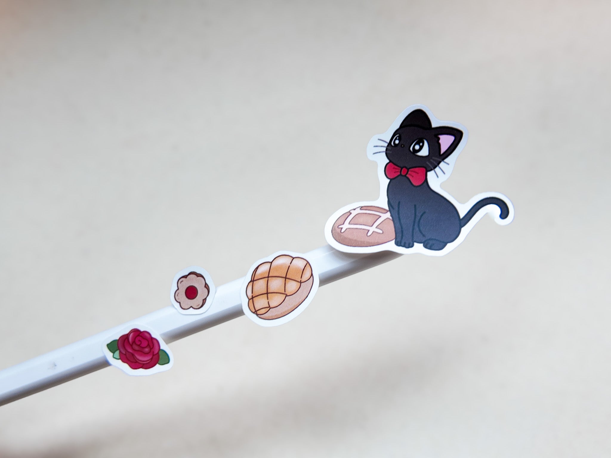 Bakery Delivery Waterproof Sticker Sheet