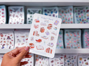 Book Club Waterproof Sticker Sheet