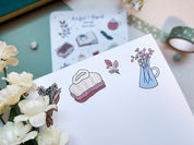 Cozy Time Waterproof Sticker Sheet