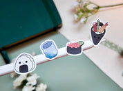 Sushi Waterproof Sticker Sheet