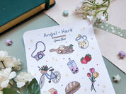 Summer Picnic Waterproof Sticker Sheet