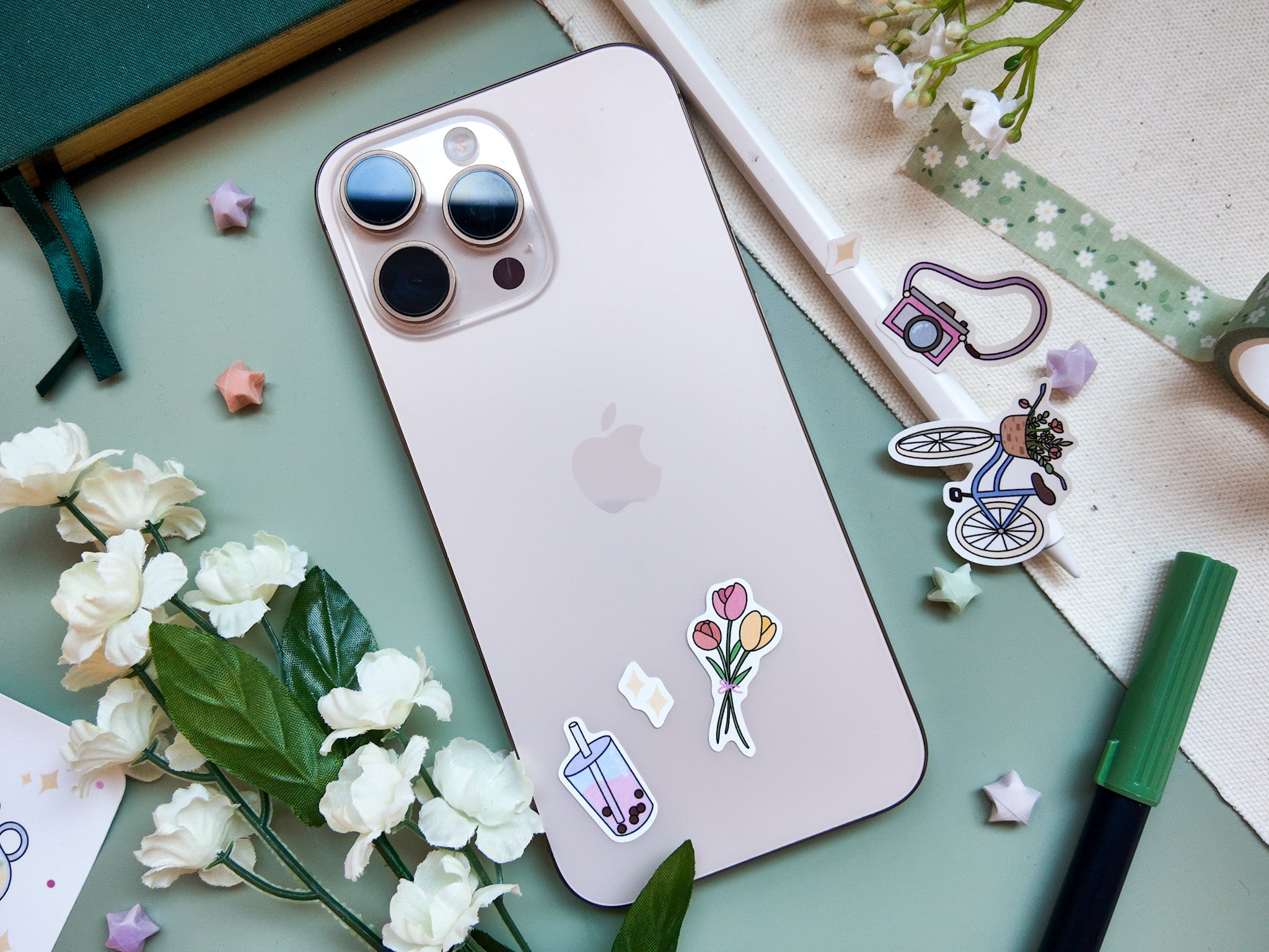 Summer Picnic Waterproof Sticker Sheet