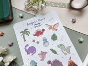Dino Waterproof Sticker Sheet