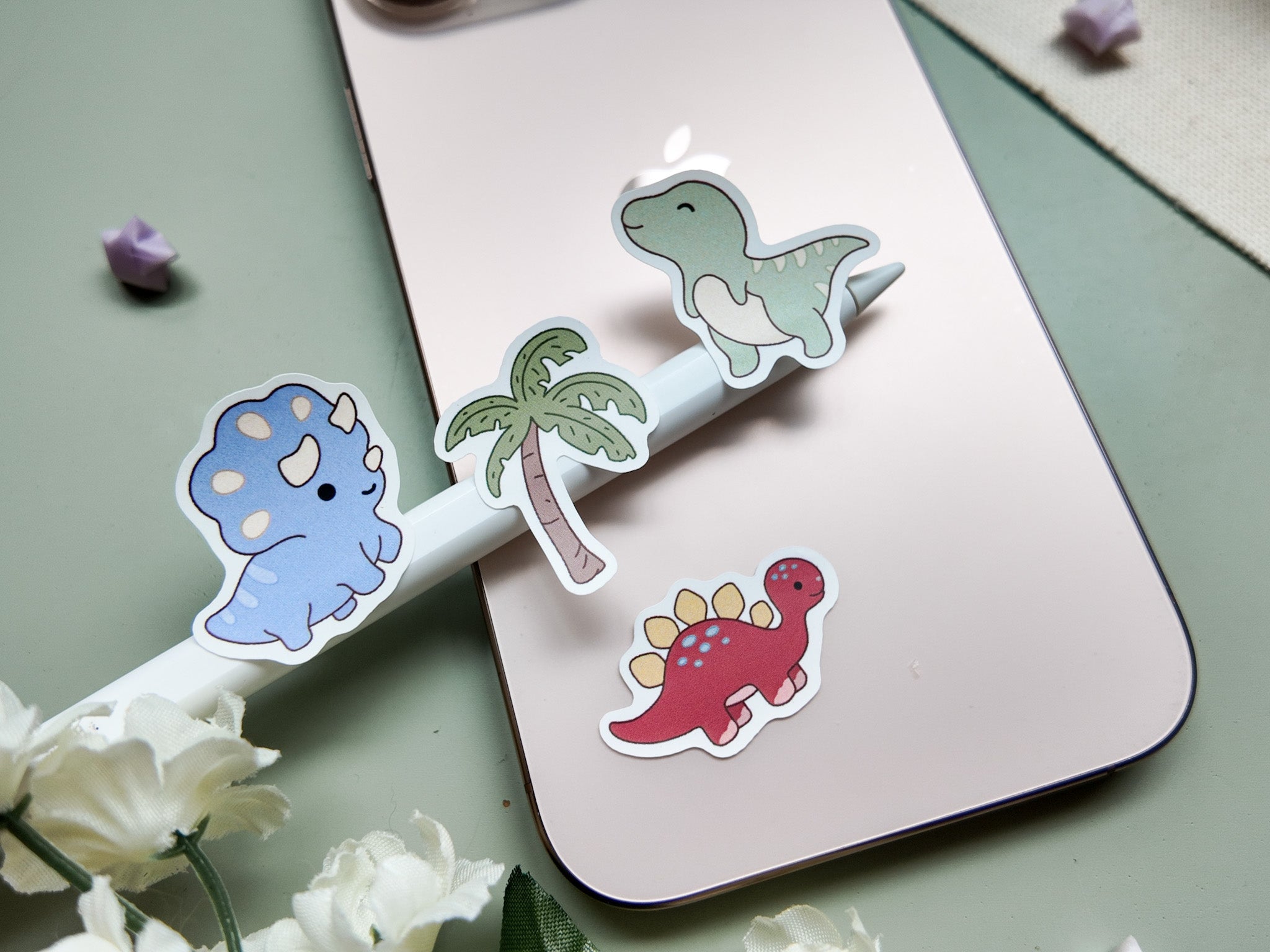 Dino Waterproof Sticker Sheet