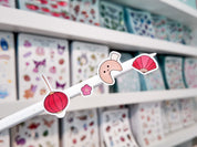 Lunar Festival Waterproof Sticker Sheet