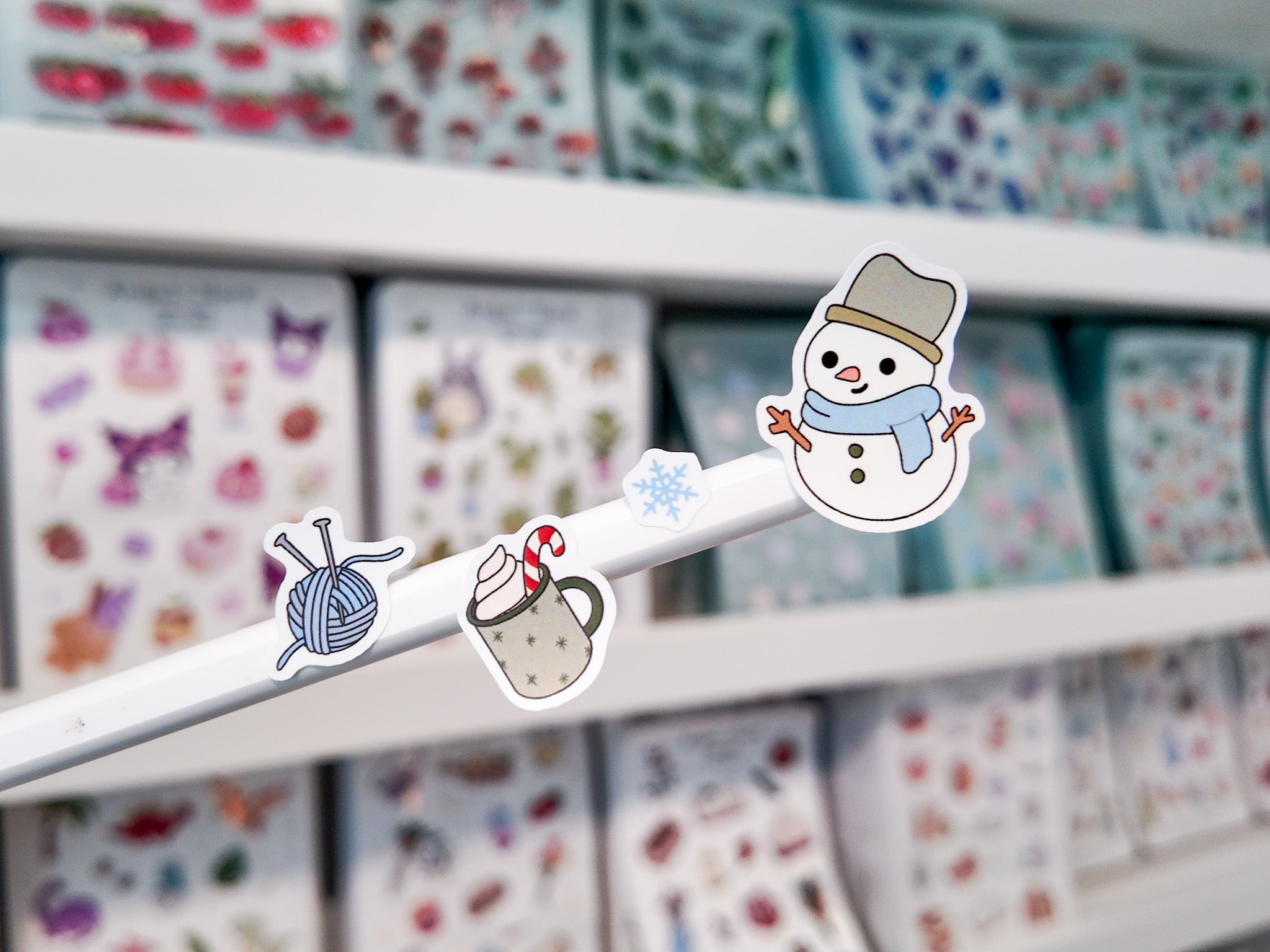 Snow Day Waterproof Sticker Sheet