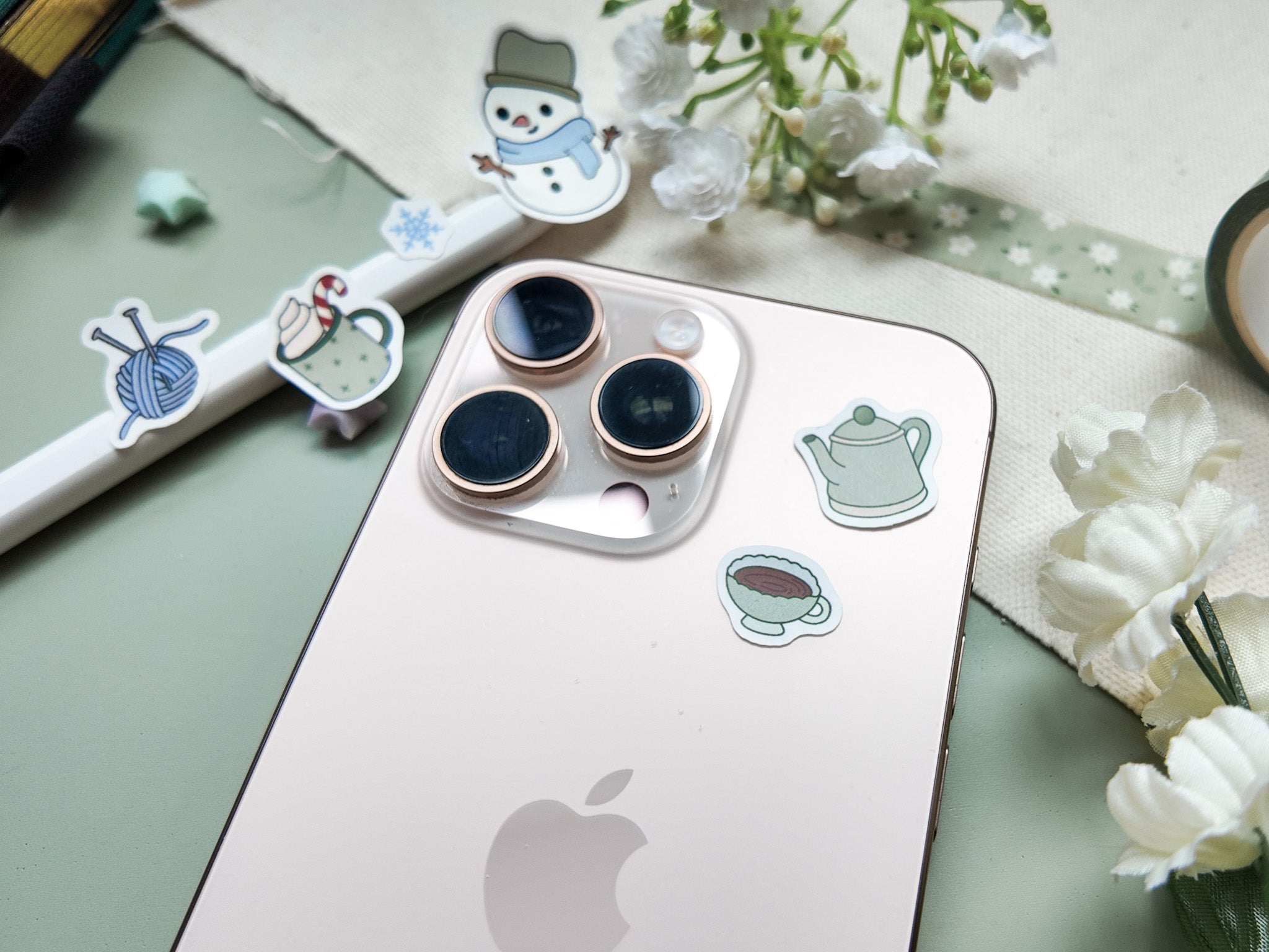 Snow Day Waterproof Sticker Sheet