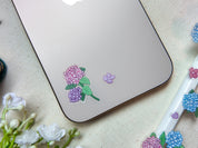 Hydrangeas Waterproof Sticker Sheet