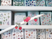 Strawberry Waterproof Sticker Sheet