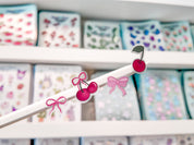 Cherry Bows Waterproof Sticker Sheet