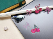 Cherry Bows Waterproof Sticker Sheet
