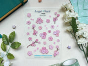 Sakura Waterproof Sticker Sheet