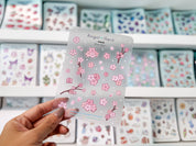 Sakura Waterproof Sticker Sheet