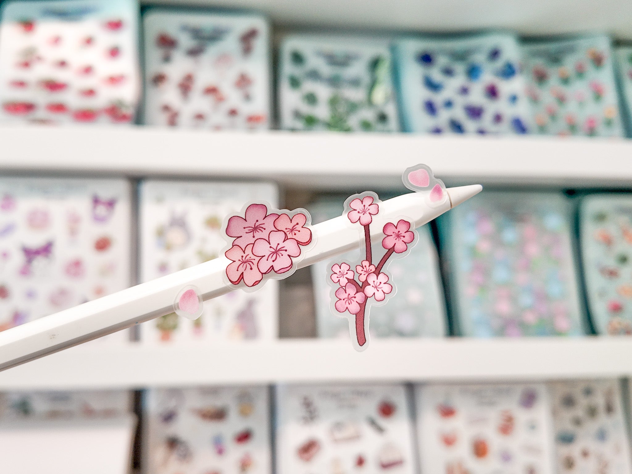 Sakura Waterproof Sticker Sheet