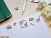 Koi Fish Waterproof Sticker Sheet