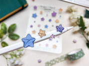 Origami Stars Waterproof Sticker Sheet