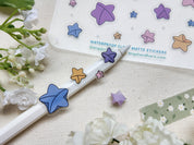 Origami Stars Waterproof Sticker Sheet