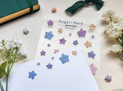 Origami Stars Waterproof Sticker Sheet