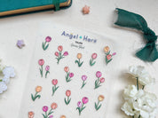 Tulips Waterproof Sticker Sheet