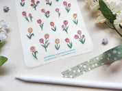 Tulips Waterproof Sticker Sheet