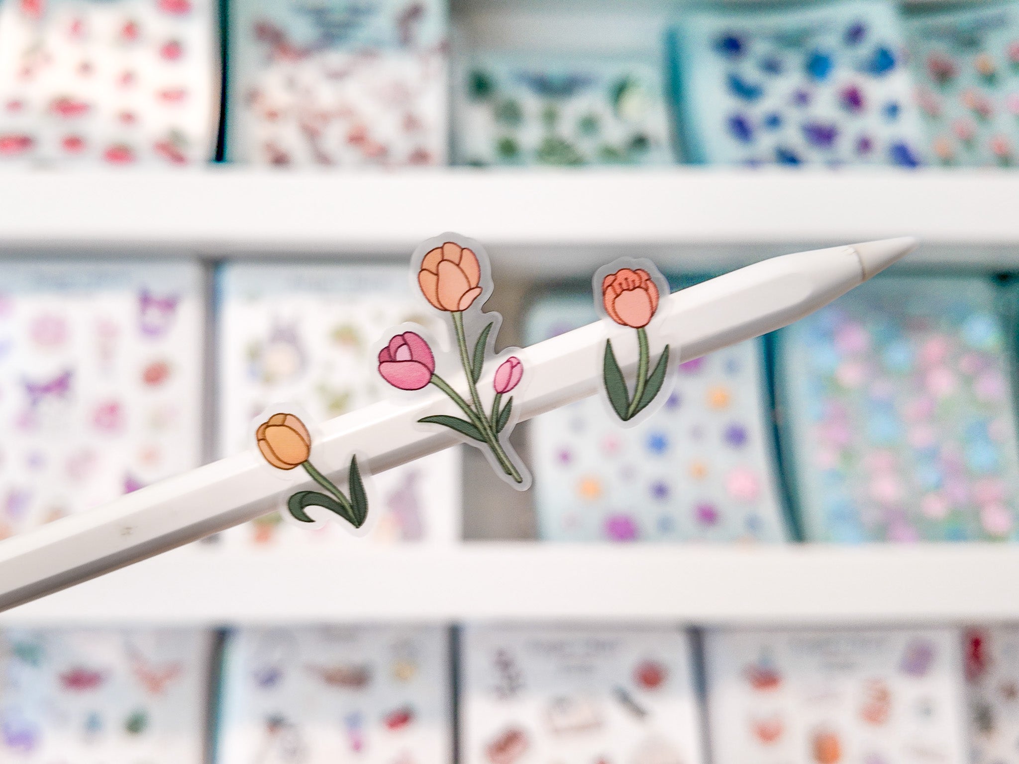 Tulips Waterproof Sticker Sheet