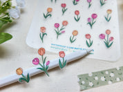 Tulips Waterproof Sticker Sheet