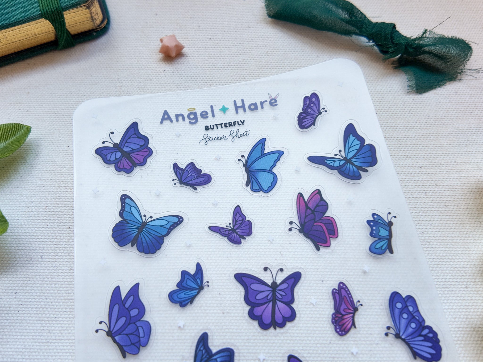 Butterfly Waterproof Sticker Sheet
