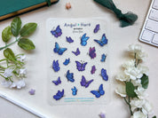 Butterfly Waterproof Sticker Sheet