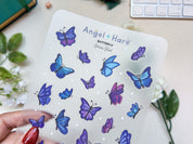 Butterfly Waterproof Sticker Sheet