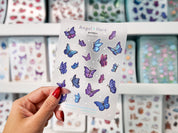 Butterfly Waterproof Sticker Sheet