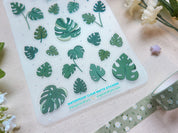Monstera Waterproof Sticker Sheet