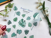 Monstera Waterproof Sticker Sheet