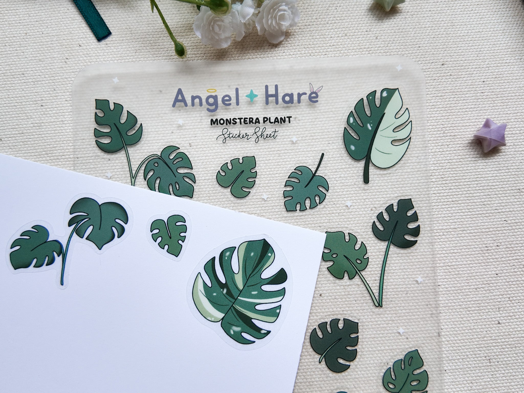 Monstera Waterproof Sticker Sheet