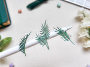 Palm Leaves Waterproof Sticker Sheet
