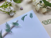 Palm Leaves Waterproof Sticker Sheet