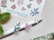 Foliage Waterproof Sticker Sheet