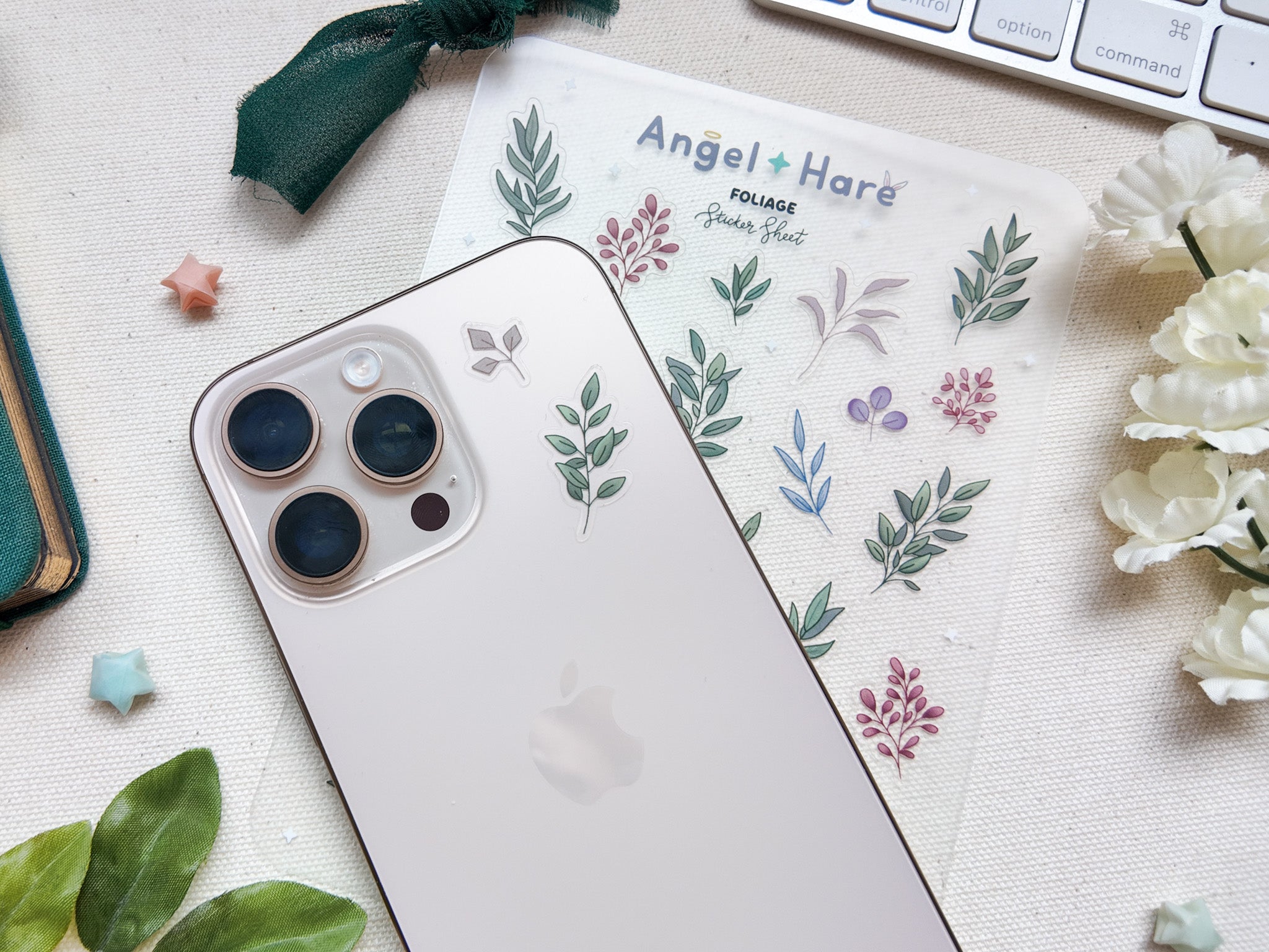 Foliage Waterproof Sticker Sheet