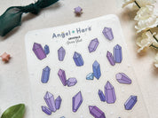 Crystals Waterproof Sticker Sheet