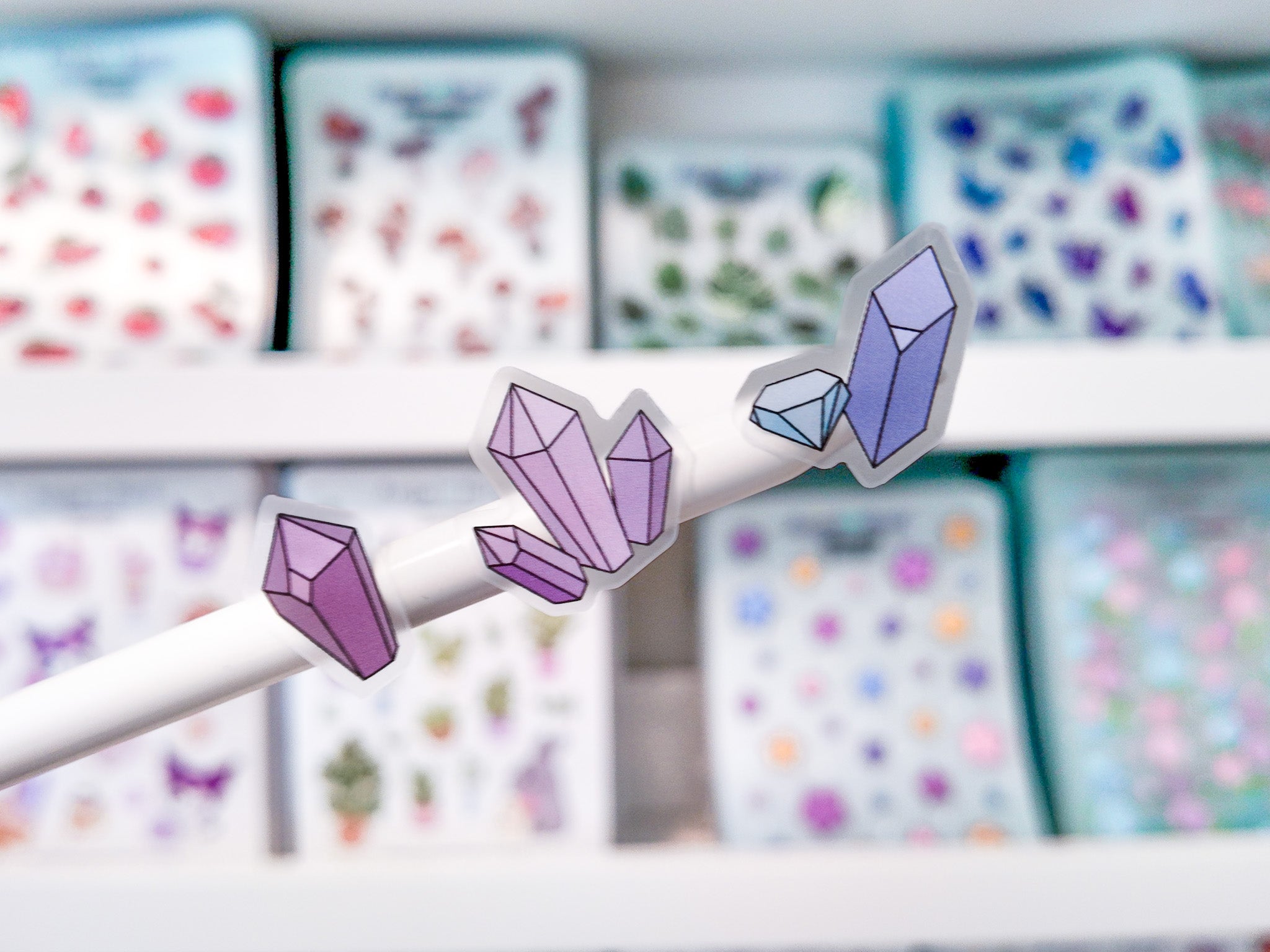 Crystals Waterproof Sticker Sheet